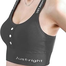 Cotton Sports Bra for Women and Girls, Lightly Padded, Adjustable Straps, Free-Size Stretchable Fabric, Fits 28, 30, 32, 34 (Pack of 1 | 802)-picture-21