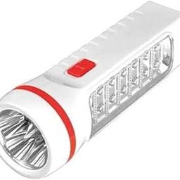 LED Rechargeable Long Range Flashlight Torch (White) 9110C B-image-49