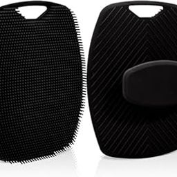 Silicone Body Scrubber | Shower Scrubber for Deep Cleansing & Exfoliation | Lather-Boosting Bristles with No-Slip Handle | Bath Brush for Men & Women-24