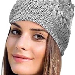 Girl's Knitted Wither Warm Woolen Beanie Skull Cap - Uprasan (Free Size)-image-68