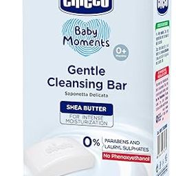 Chicco Baby Moments Gentle Cleansing Bar with Goodness of Shea Butter, 100g| For Intense Moisturization| Parabens & Phenoxyethanol Free|Dermatologically Tested | Soap for Babies & Kid's Sensitive Skin-image-65