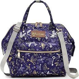 VISMIINTREND Mini Diaper Bag Backpack for Mothers for New Born Baby Boy and Girl Products Carry & Travel | Mother, Maternity, Hospital | Gifts for Mom to be | Customized | Small (Flying Keys)-18