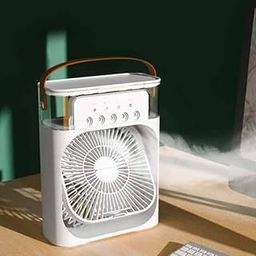 Nexzora Portable Mini Air Cooler � 3 Speeds, 3 Mist Modes, RGB LED Light (7 Colors), Timer (1/2/3H) � Compact Personal AC Fan for Room, Office, Kitchen, Dorm & Travel-46