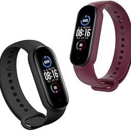 INEFABLE Mi SmartWatch M5 and M6 Watch Straps Original for Mi Watch M5 and M6 Watch Strap Soft Silicone Adjustable Watch Strap-Watch Not Included-4