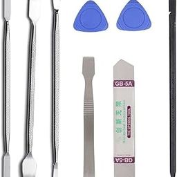 Vadda Bai 8 in 1 Opening Pry Tool Kit with 3 Pcs Metal Spudger Dual Ends Opening Pry Tools for disassemble the LCD display Phone, Tablet, Laptop and more-image-17