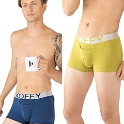 Men's Premium Cotton Lycra Mini Trunk with Minus Cutting Pouch I Silver Metallic Elastic I 4 Way Stretch I Wrinkle Free-image-28