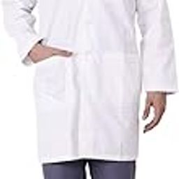 Men's Full Sleeve White Long Lab Coat | Poly Cotton Male Medical Lab Apron Care | 3 Pocket Coat for Doctor Nurses & Student-image-13