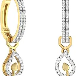 pc jeweller Yellow Gold and Solitaire Stud Earrings for Women-picture-49