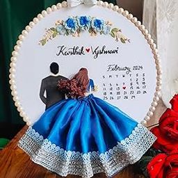Customized Wedding Embroidery Hoop for Couples (10 Inches)-image-38