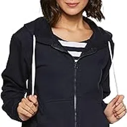 campus sutra Women Denim Zipper Hoodie-picture-46