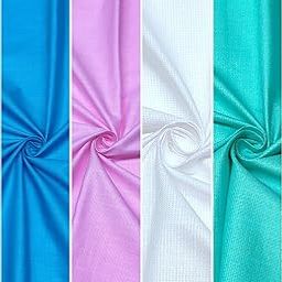 SUBHDIN Premium Unstitched Shirt Fabric For Men - 2.25m Shirt Cloth Piece - Pure Cotton Linen Blend Material - Pack of 4-image-17