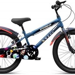 Ninety one Starship Kids Cycle in 20t Wheel Size in matt Blue Colour in Alloy Steel Frame for Age Group 7 to 9 Years-image-71