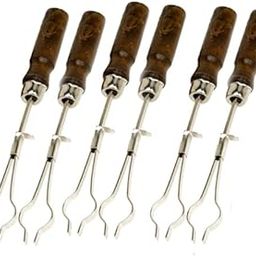 Bos medicare surgical Test Tube Holder with wooden handle for holding test tubes (15mm - 25mm Diameter) Pack of 6-image-84