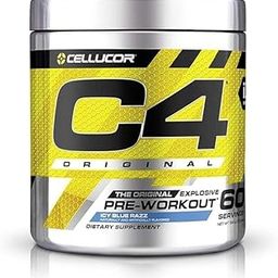Cellucor C4 Original Pre Workout Powder Sugar Free for Men & Women (60 Servings, Icy Blue Razz)-image-17