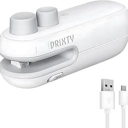 DRIXTY Portable Mini Sealing Machine 2 In-1 Packet Sealer and Cutter USB Rechargeable With Magnetic Back, Bag Sealer Heat Sealer for Chips Packet, Plastic Bags Packing Machine Home Appliances (1 Pcs)-image-96