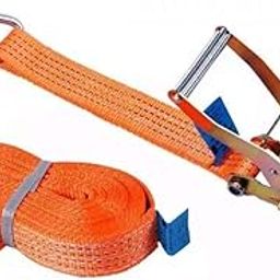 RS Cargo Lashing/Rachet Belt/Rachet Strap 50 mm x 15 m Capacity 5 Ton Rachet Tie Down with Flat Hook Cargo Strap Quick Thumb Release Ties-27