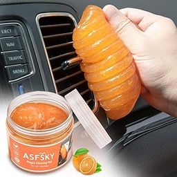 ASFSKY Cleaning Gel For Car Detailing To Get Up The Dust And Smaller Particles Universal Cloth Cleaning Putty For Electronics To Clean Out The Little Nooks Crannies Dust Cleaning Mud, Orange-image-66