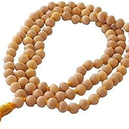 Odishabazaar Rosary White Tulsi Mala 108+1 Beads-image-51