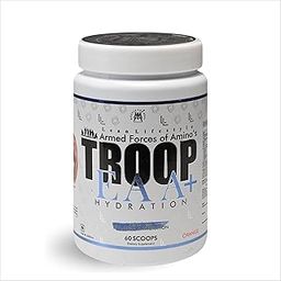 MFR Troop EAA+ Hydration Supplement, Orange Flavour, 300g, 60 Scoops, All-in-One EAA BCAA with Electrolytes-image-67
