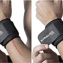 Strauss Wrist Support, Single (Free Size, Black), (Pack of 2)-picture-12