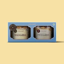 ANAND Sweets Pure Butter Cookies/Biscotti | Badamika Biscuits (225G) And Pistamika Biscuits (225G) Combo Pack | No Preservatives | Food Grade Plastic Container, Almonds, Pistachio, 450 Gram-image-10