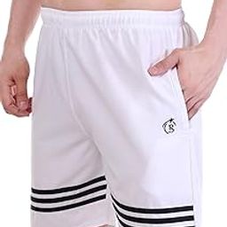 Athletic Sports Shorts for Men with Zip Pockets and Elastic Waistband Quick Dry Lightweight Activewear.-35