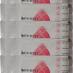 Bath Wipes Single Use | Pre & Post-Surgical Bathing Wipes | Disposable & Hygienic Body Cleansing Cloths | For Hospital & Home Use | Pack of 5-image-51