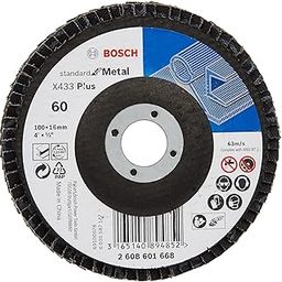 Bosch X433 Flap Disc/Wheel Promo Pack - 100mm, Grit 60 (11 pieces)-26