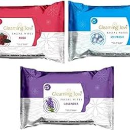 Makeup Remover Wipes for Women's - 25 Towelettes (each), Pack of 3-16