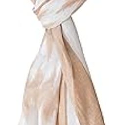 Cotton Ikkat Soft Silky Stole, Scarf, Shawl, Wraps for Women & Men (Beige)-image-99