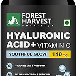 Forest Harvest Nutrition Hyaluronic Acid with Vitamin C | 2X Strength | 90 Capsules | Supports Skin Hydration & Joint Health | Antioxidant Support-27