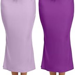 Women Saree Shapewear Petticoat for Women, Cotton Blended,Petticoat,Skirts for Women,Shape Wear Dress for Saree Shaper(Combo-Pack)-image-90