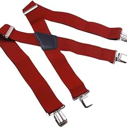 yashidun 5cm Men's X Shaped Elastic Suspenders Four Metal Clips Adjustable Straps-picture-6