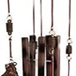Ryme Metal Feng Shui Buddha Wind Chime Bamboo For Outdoor (44 x 10 cm, Brown)-image-88