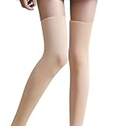 Women Winter Warm Thigh High Socks Thermal Wear Fleece Long Socks for Knee Length Knee High Leg Warmers Long Cute Socks Boot Cuffs Knee Cap Stocking Girls-image-12