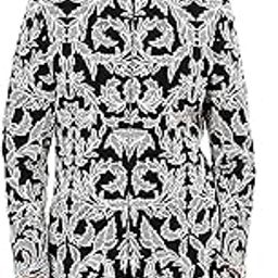 Men's Fox Geogette Indo Western Top Only, Allover Embroidered Sherwani For Men, Traditional Indian Wear for Weddings & Festivals-image-48