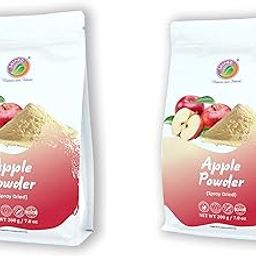 Saipro Apple Powder 400 g (2 packs*200 g), For baby food, Mocktails, Cocoktails, Juice, Cake, Ingredient in beverages, cooking,baking, cosmetics, all natural, No Artificial color, No preservatives-image-44