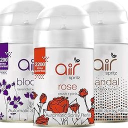 225ml Freshmatic Automatic Air Freshener Refill (Rose | Divine Sandal | Lavender - Pack of 3) | Automatic Room Freshener, Bathroom Freshener and Room Spray-picture-17