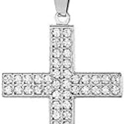 Cross Anti Tarnish Stainless Steel Cross Locket Neck Chain for Men | Stylish Pendant Necklace | Jewellery Accessories for Boys | Minimal Jewelry | Gifts for Boyfriend & Husband-image-24