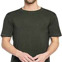 Mens Merino Wool & Bamboo Half Sleeves Thermal Top-image-12