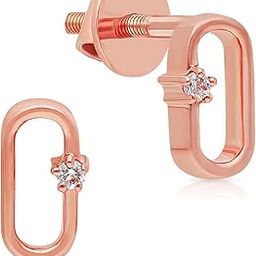 18kt Gold Earrings for Women | 18k Gold Earrings for Birthday, Anniversary, Diwali & Festival Gift | 18 kt (750) BIS Hallmark Certified Gold Jewellery-image-81