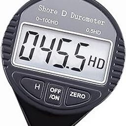 0-100HD Shore D Hardness Durometer Digital Durometer Scale for Rubber, Tire, Plastic, Thermal Plastic, Flooring, Bowling balll with Large LCD Display-31