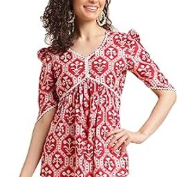 Regular Fit Printed Shirt Top Women | Tops Stylish Latest | Office Wear | Cotton Blend | Girls Top Women's-image-40