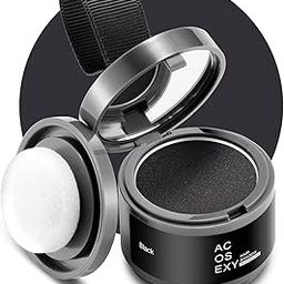 Root Touch Up Hair Powder, Instantly Covers Hairline Shadow, Dark Brown for Thinning Hair, Women/Men, 32 Fl Oz, Natural, Alcohol Free, Semi-Permanent, Includes Direction (Black, Bald Spots)-image-28