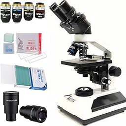 LABCARE Pathological Doctor Binocular Microscope with Achromatic Lense & Coaxial Focusing System | Large Battery Backup for Daily Use | Sleek and Ergonomic Design Lab Scientific Microscope-13