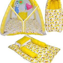 Toddylon Baby Gift Pack Set – New Born Essentials for 0–6 Months | Newborn Products | Combo for Newborns (Yellow)-image-62