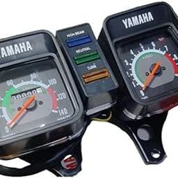 Speedometer(OEM) compatible with Yamaha RXZ 4 speed,RX100 and RX135 with rpm and pilot lamp-25