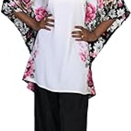 Botanical Caftan Tunic Plus size beach cover up Kaftan | One size fits all | 100% Imported Polyester-image-99
