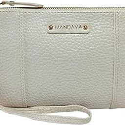 Ladies PU Leather Hand Clutch Wallet | Women's Zipper Purse Bag with Detachable Wristlet Strap-image-38
