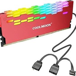CALANDIS™ Heatsink Radiator ARGB Heat Sink Spreader RAM Memory for DIY red | Memory (RAM) | Computer Components & Parts-image-47